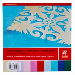 Papier na origami 90g 15x15cm 60 listov mix farieb