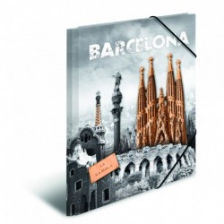 Doska s gumičkou A3 PP Barcelona