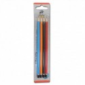 Ceruzky HB-H-B-B2, 4 ks farebné lakované