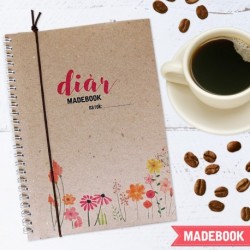 Diár MADEBOOK A5 – KVETY