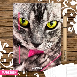 MADEBOOK zápisník A5 - mačka