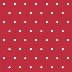 Papier motívový 10 ks 200g/m2 A4 červený s bodkami
