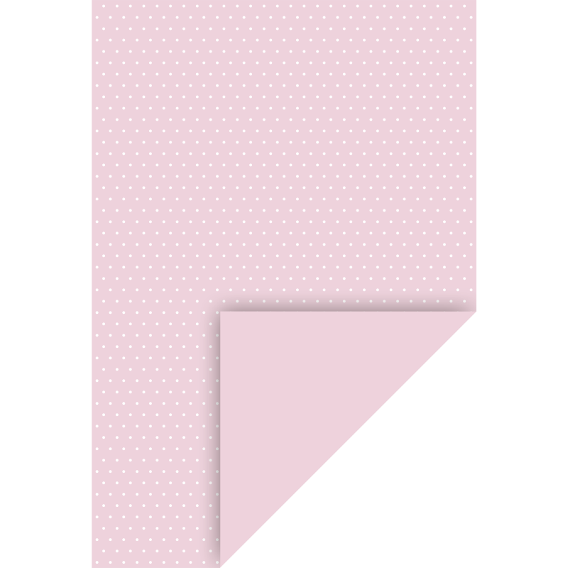 Papier motívový 10 ks 200g/m2 A4 ružový s bodkami