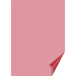 Papier motívový 10 ks 200g/m2 A4 červený pásik