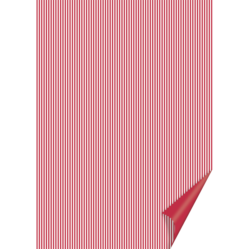 Papier motívový 10 ks 200g/m2 A4 červený pásik