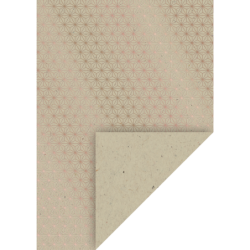 Papier motívový 10 ks 220g/m2 A4 Natur/ružovozlatá Starlight